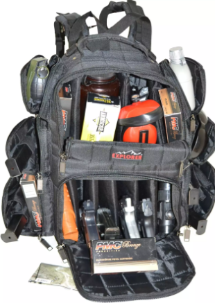backpack, compartments